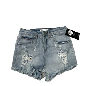 Almost Famous Denim Blue Shorts